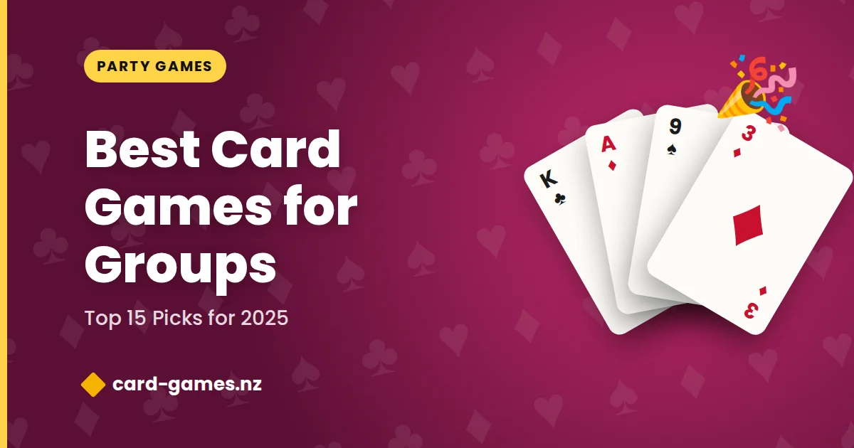 Best Card Games for Groups: Top 15 Picks for 2025