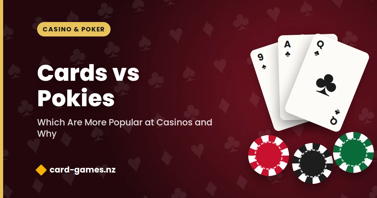 Cards vs Pokies: Which Are More Popular at Casinos and Why