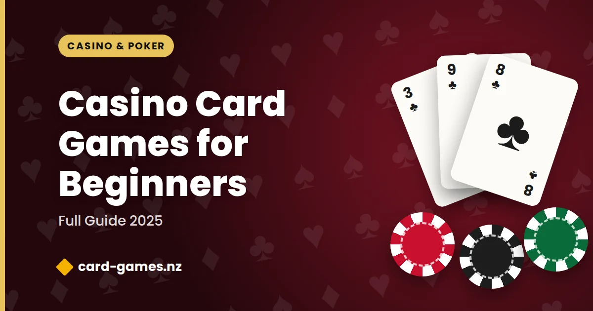 Casino Card Games for Beginners: Full Guide 2025