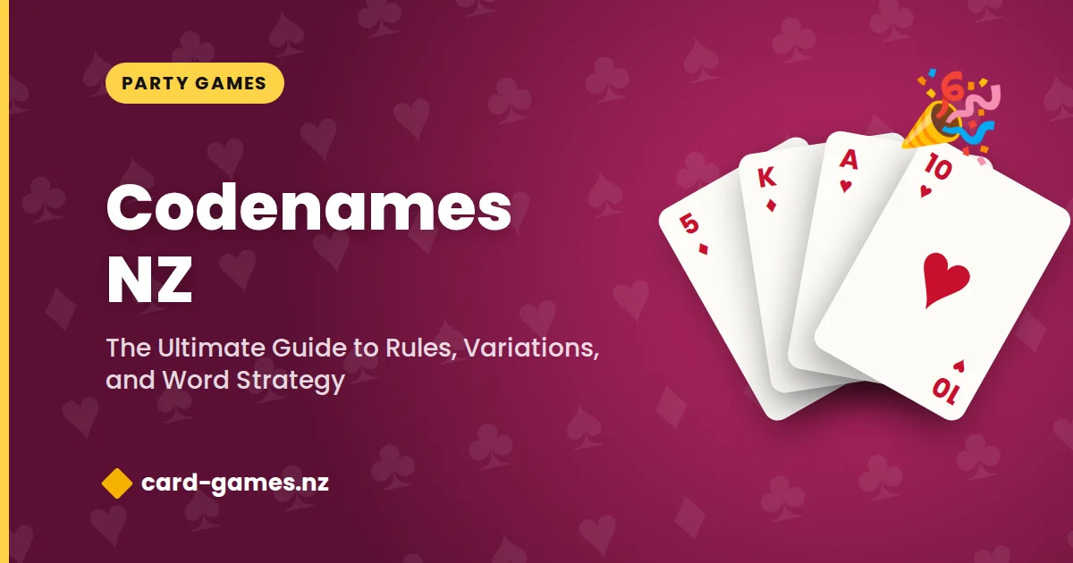 Codenames NZ: The Ultimate Guide to Rules, Variations, and Word Strategy
