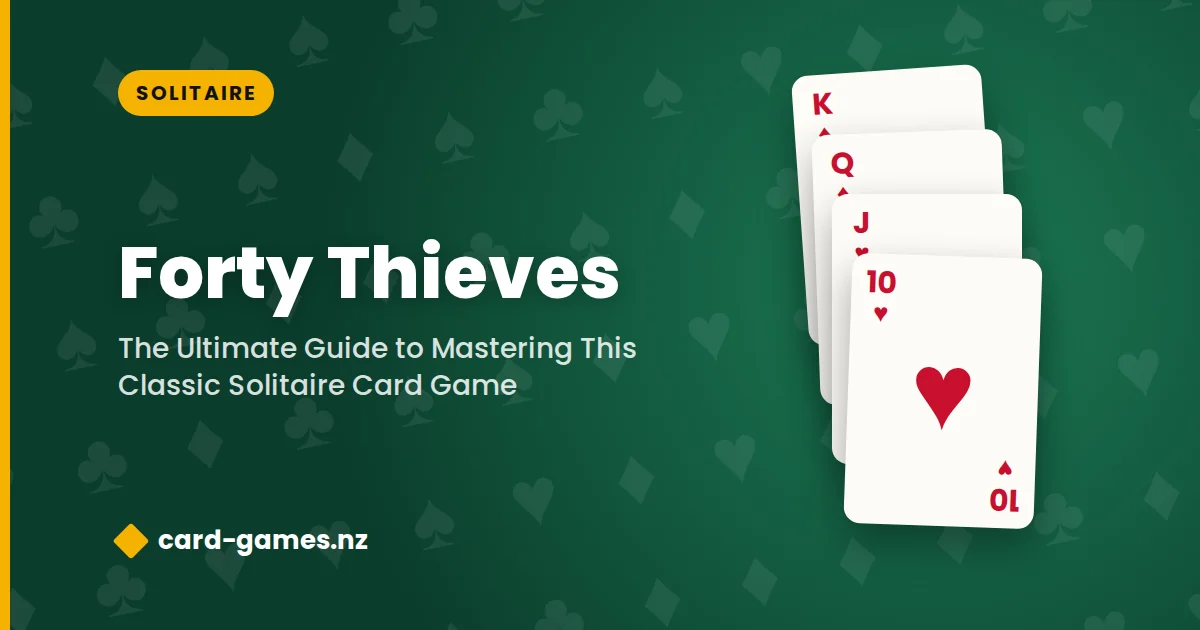 Forty Thieves: The Ultimate Guide to Mastering This Classic Solitaire Card Game