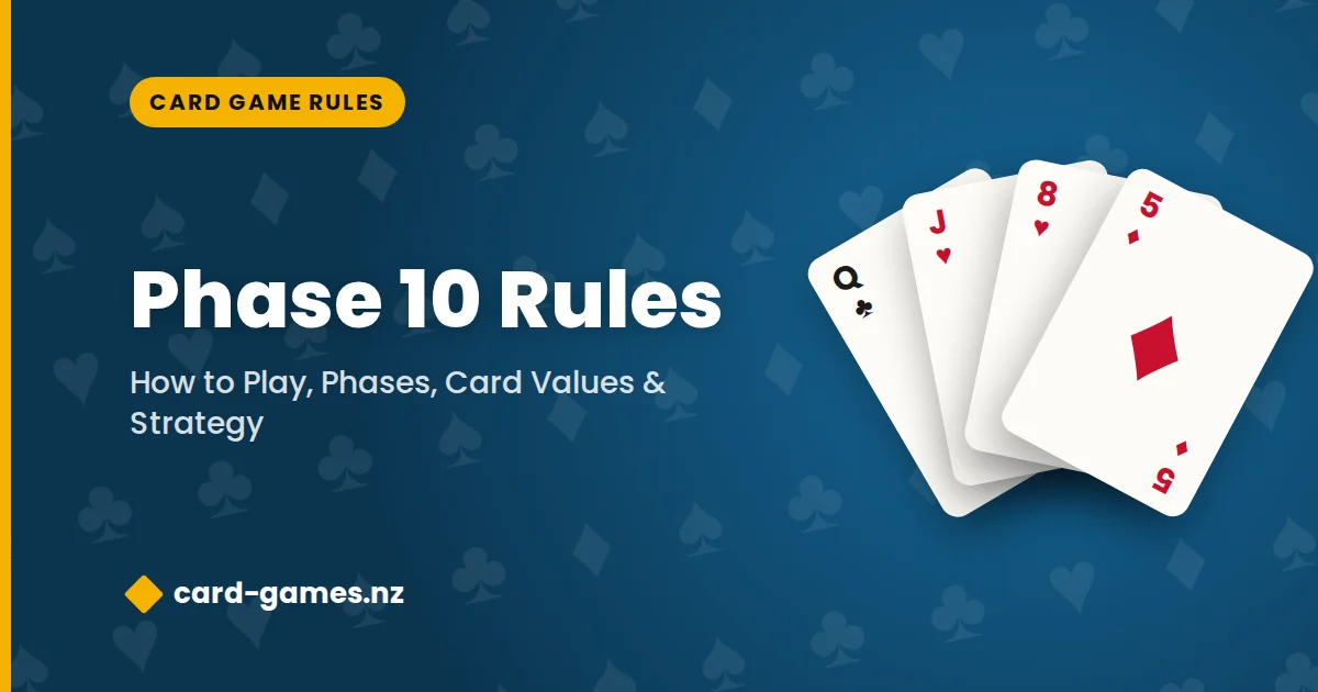 Phase 10 Rules: How to Play, Phases, Card Values & Strategy