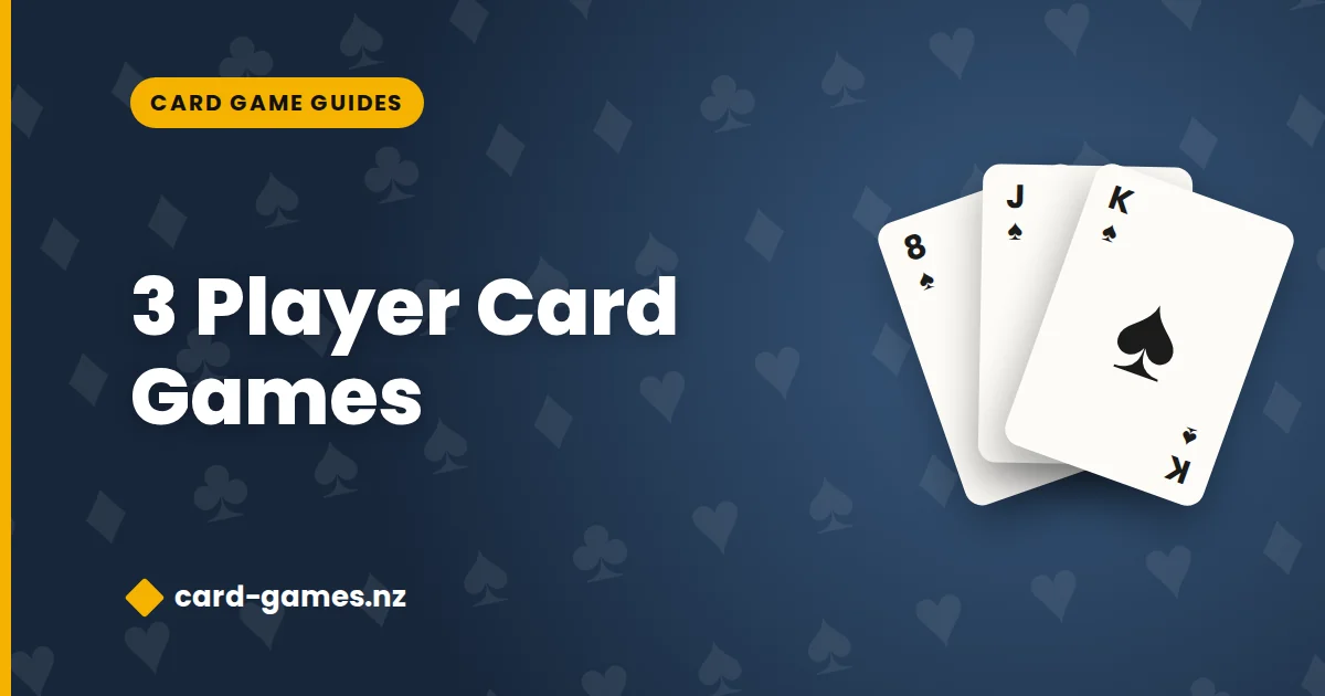 3 player card games