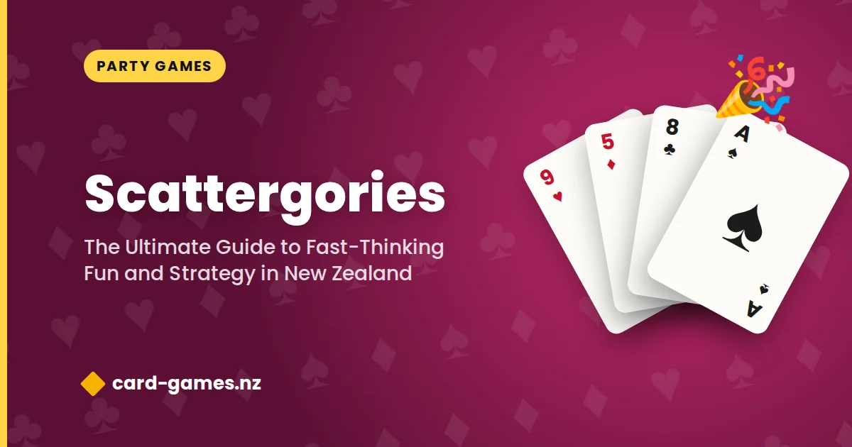Scattergories: The Ultimate Guide to Fast-Thinking Fun and Strategy in New Zealand