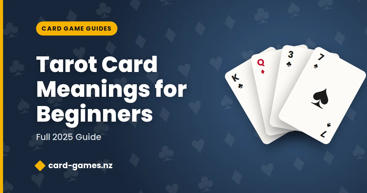 Tarot Card Meanings for Beginners: Full 2025 Guide