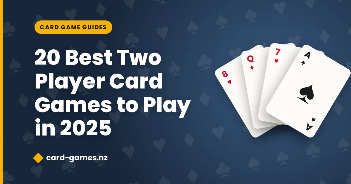 20 Best Two Player Card Games to Play in 2025