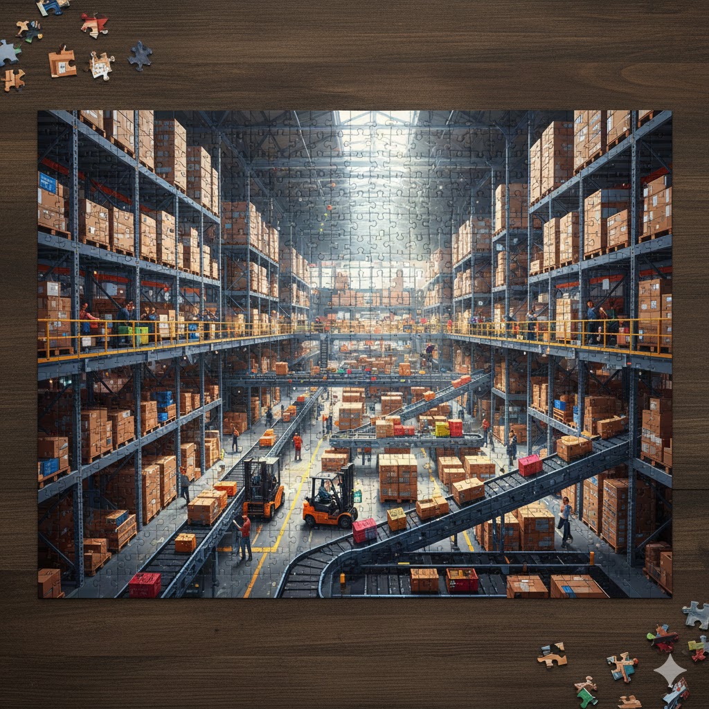 What puzzle brands does The Warehouse NZ stock?